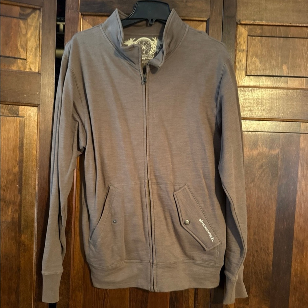 Margaritaville Brown Zip-Up Sweatshirt